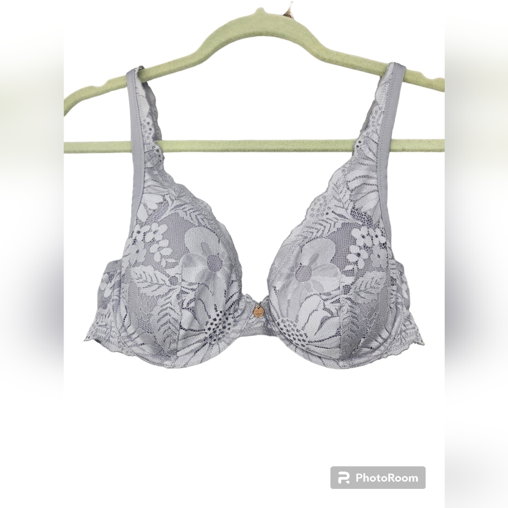 Aerie lacey floral lightly padded bra